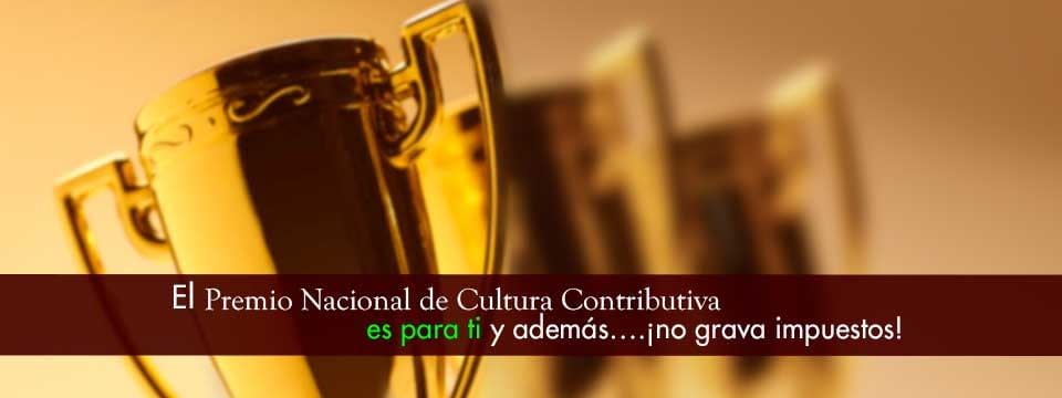 Se crea el Premio Nacional de Cultura Contributiva